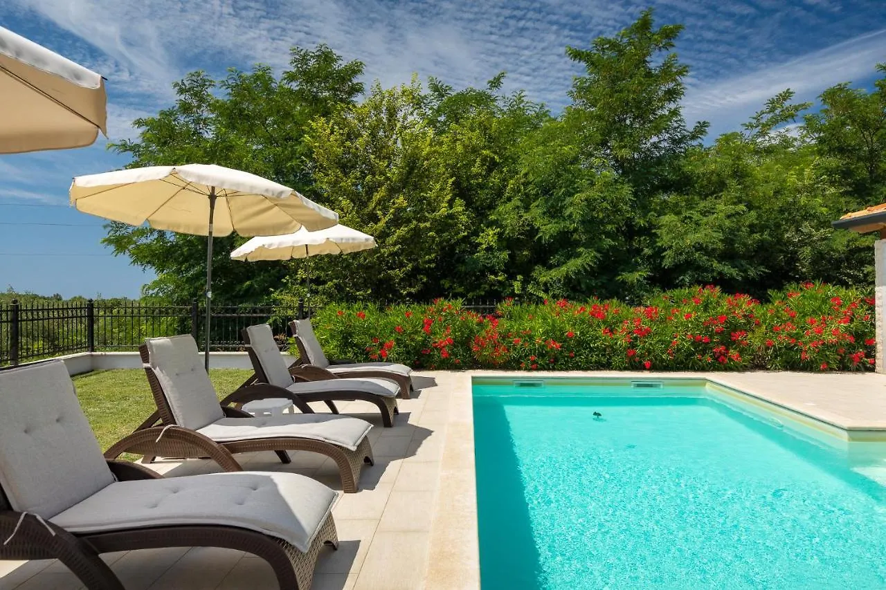 Modern Villa Eva Kastel With Pool Near Buje