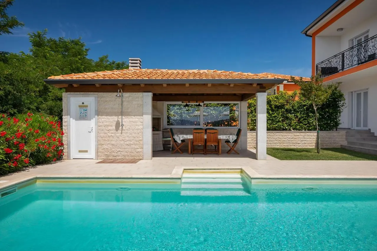 Modern Villa Eva Kastel With Pool Near Buje