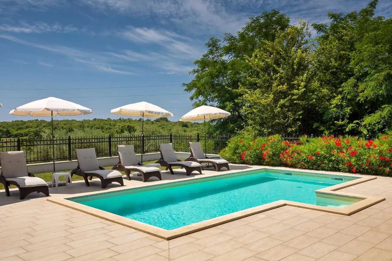 Modern Villa Eva Kastel With Pool Near Buje