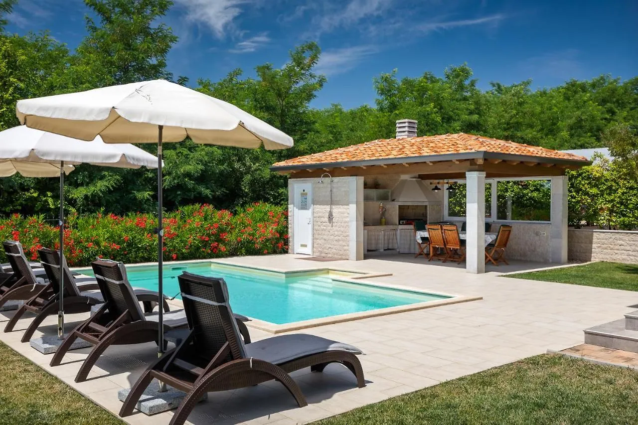 Modern Villa Eva Kastel With Pool Near Buje